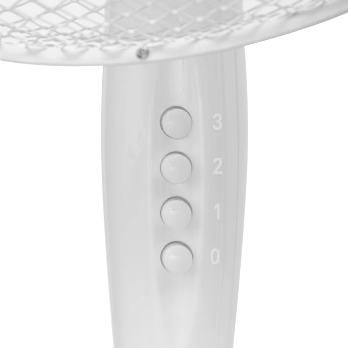 Home SF40WH állóventilátor, 45 W, 40cm-es lapátátmérő, 3 sebességfokozat, oszcillálás, állítható fejdőlésszög, fehér színű SF40WH