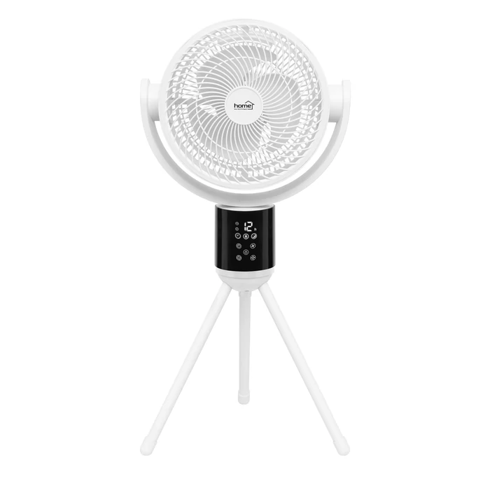 Home SFR88DC állványos ventilátor 50W 18 cm névleges lapátátmérő DC motor 12 fokozat 3 üzemmód 3 dőlésszög kapcsolható oszcillálás, időzítő SFR88DC