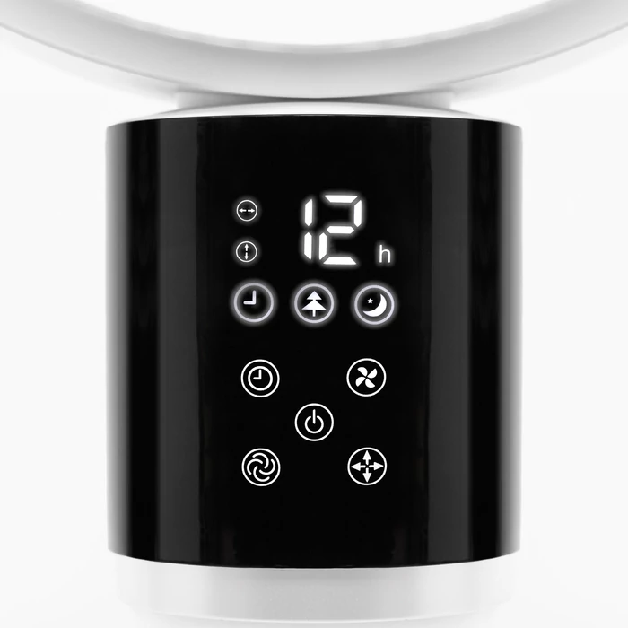 Home SFR88DC állványos ventilátor 50W 18 cm névleges lapátátmérő DC motor 12 fokozat 3 üzemmód 3 dőlésszög kapcsolható oszcillálás, időzítő SFR88DC
