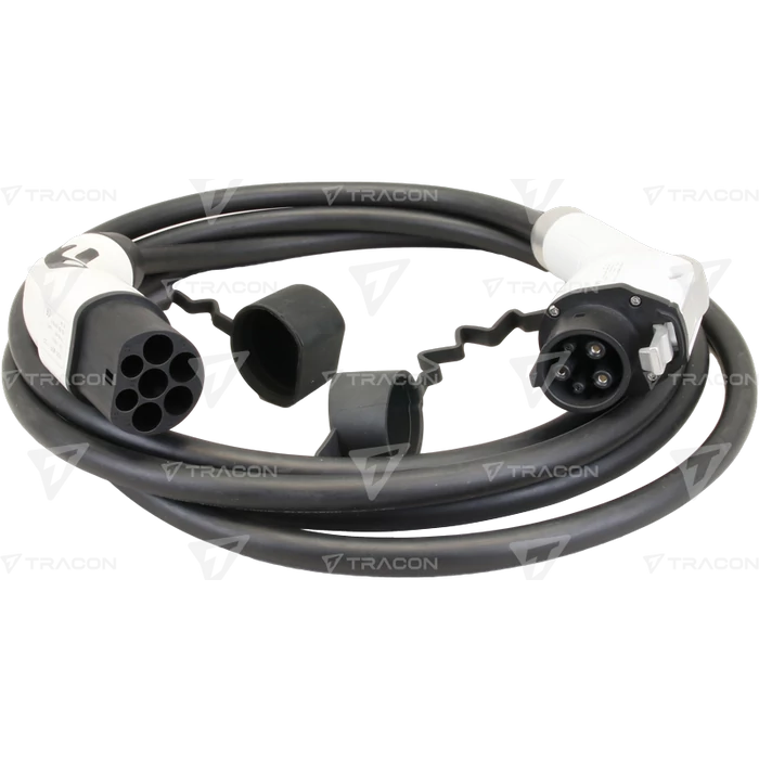 Tracon elektromos autó E-AUTÓ töltőlábel 5+2P 3x32A TYPE2-TYPE2 TECC-22-5M332