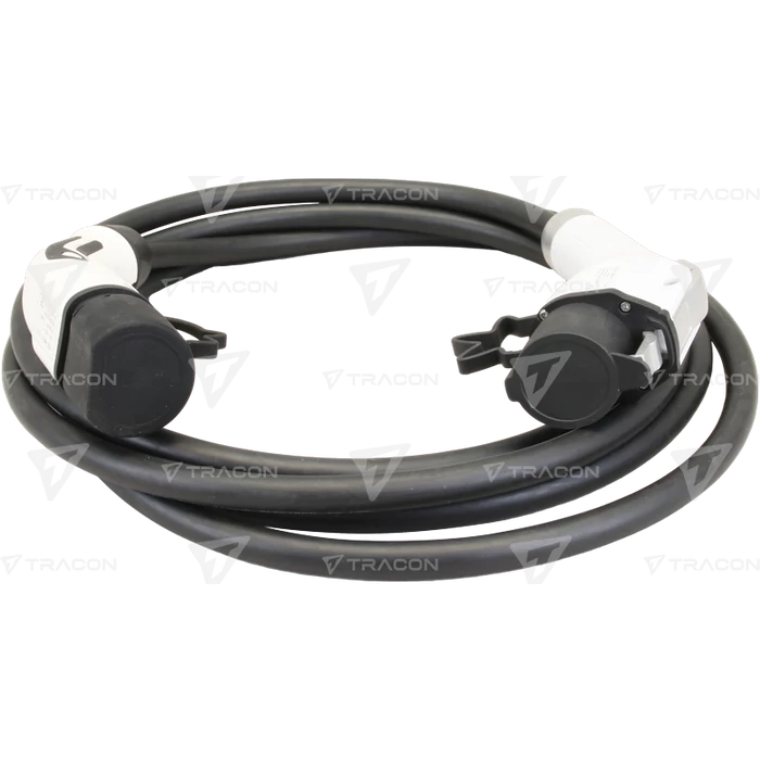 Tracon elektromos autó E-AUTÓ töltőlábel 5+2P 3x32A TYPE2-TYPE2 TECC-22-5M332