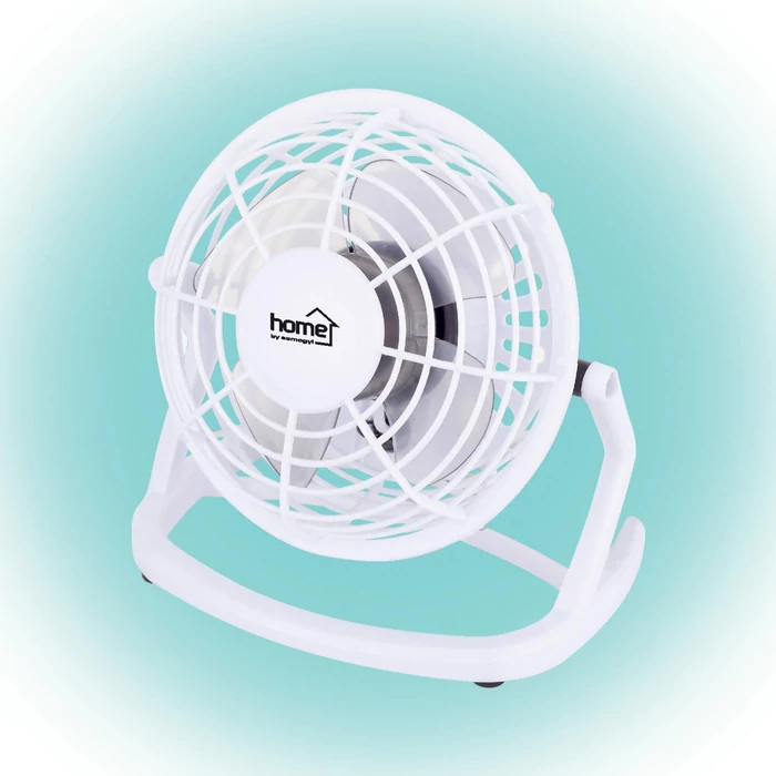 Home TF 10 USB/WH asztali ventilátor, 2,5 W, 10 cm-es lapátátmérő, 1 fokozat, 1,4 m USB vezeték, fehér TF 10 USB/WH