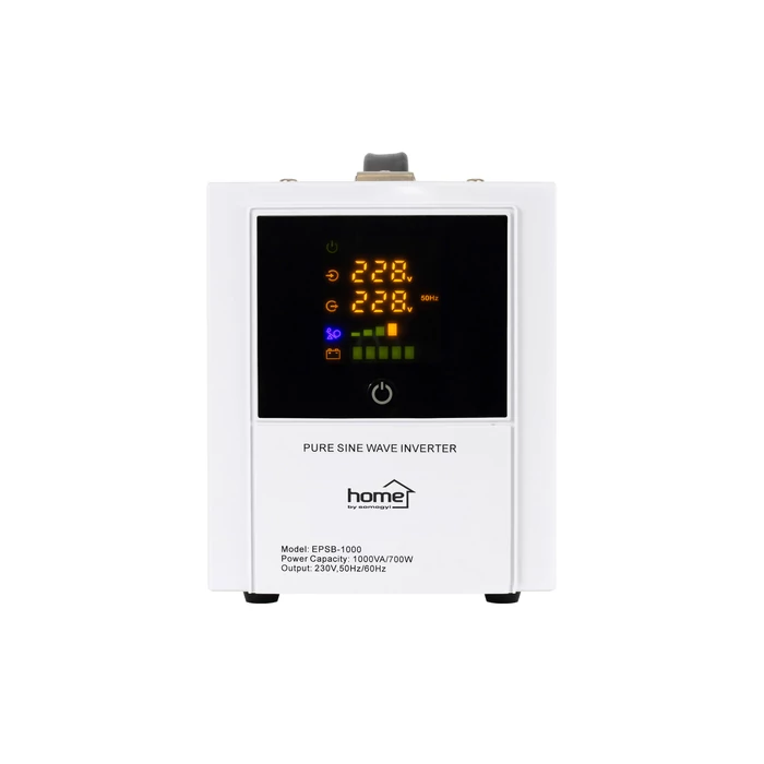 Home UPS 1000 szünetmentes táp- és feszültségstabilizátor 1000 VA látszólagos teljesítmény 140-275V bemenő hálózati feszültséghez UPS 1000