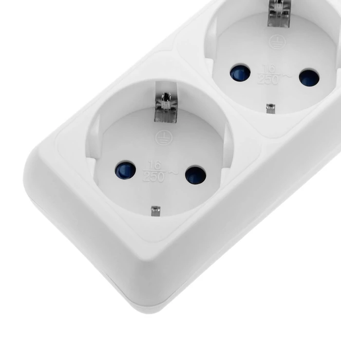 Anco 6-os hálózati elosztó 1,4m hosszabbító fehér 321157