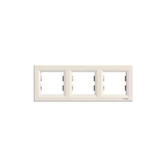 ASFORA Hármas keret, vízszintes, bézs