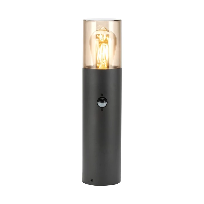 Avide Athen kültéri állólámpa mozgásérzékelővel fekete 1xE27 300 mm IP54 AOLPE27-S-ATH-30