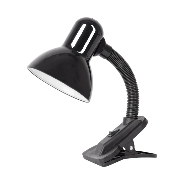 Avide Basic asztali lámpa fekete csíptethető 1xE27 ABDL-CLIP-B-60W