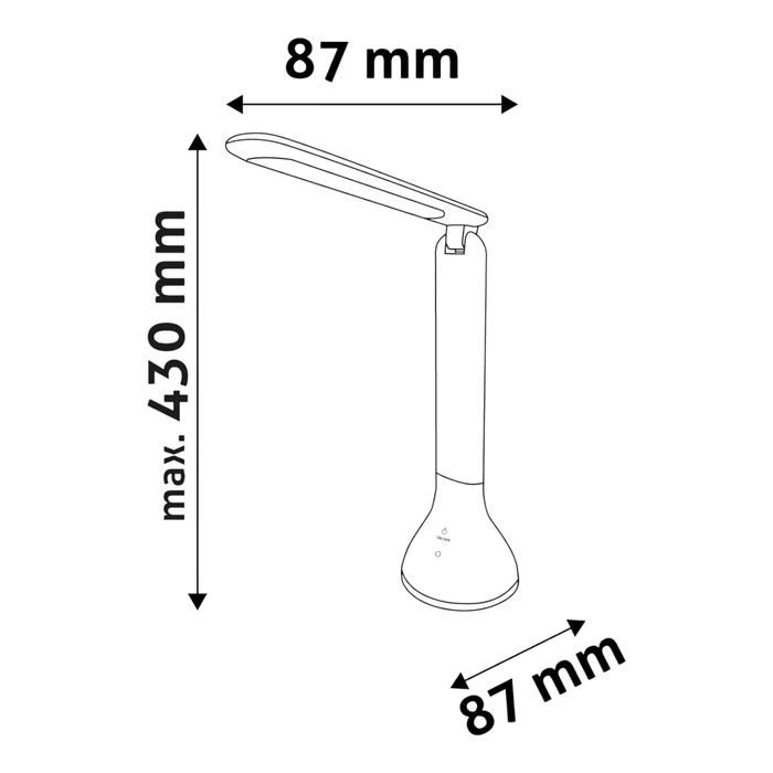 Avide LED asztali lámpa fehér 4W RGB ABLDLRGB-MOOD-4W