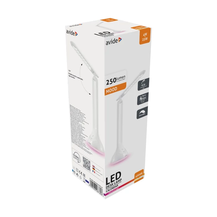 Avide LED asztali lámpa fehér 4W RGB ABLDLRGB-MOOD-4W