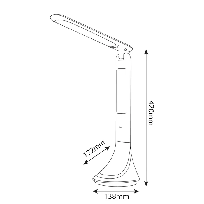 Avide LED asztali lámpa fehér 5W 280Lm 4000K ABLDL-CALENDAR-5W