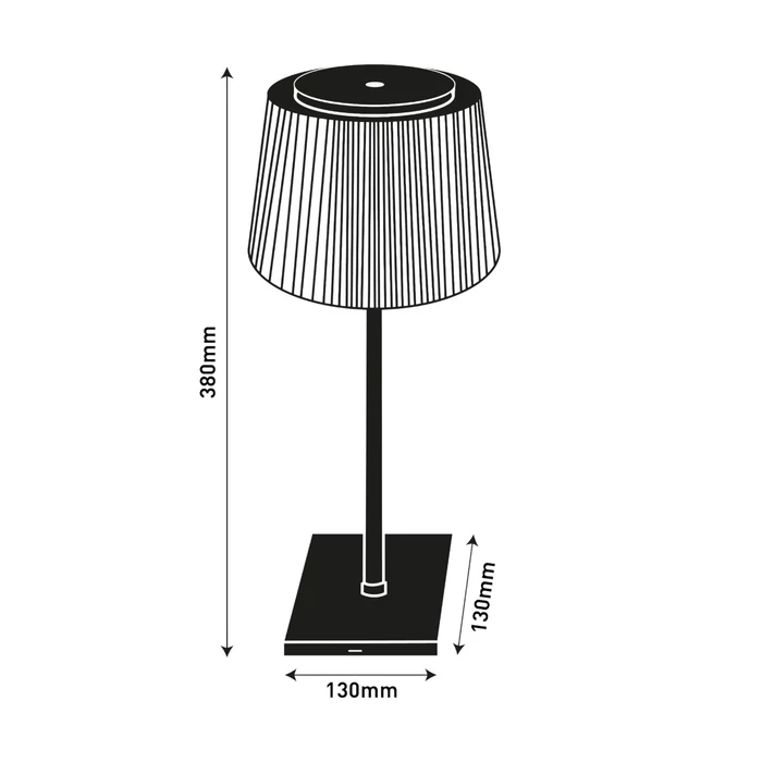 Avide LED asztali lámpa fehér USB 4W ABLDL-USB-W-4W