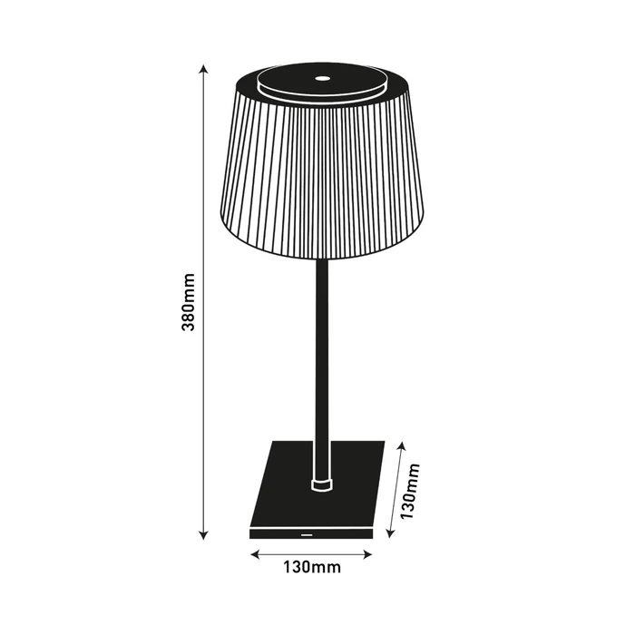 Avide LED asztali lámpa fekete USB 4W ABLDL-USB-B-4W
