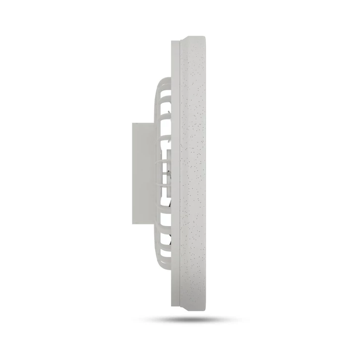 Avide LED mennyezeti lámpa és ventilátor 2x24W fehér csillaghatás Wendy AFCLCCT-48W-15W-W