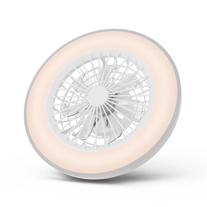 Avide LED mennyezeti lámpa és ventilátor 2x24W fehér Wanda AFCLCCT-48W-15W-WAS
