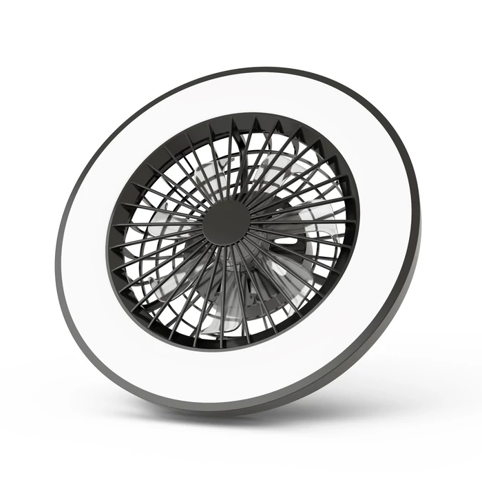 Avide LED mennyezeti lámpa és ventilátor 2x24W Whitney AFCLCCT-48W-15W-WHB