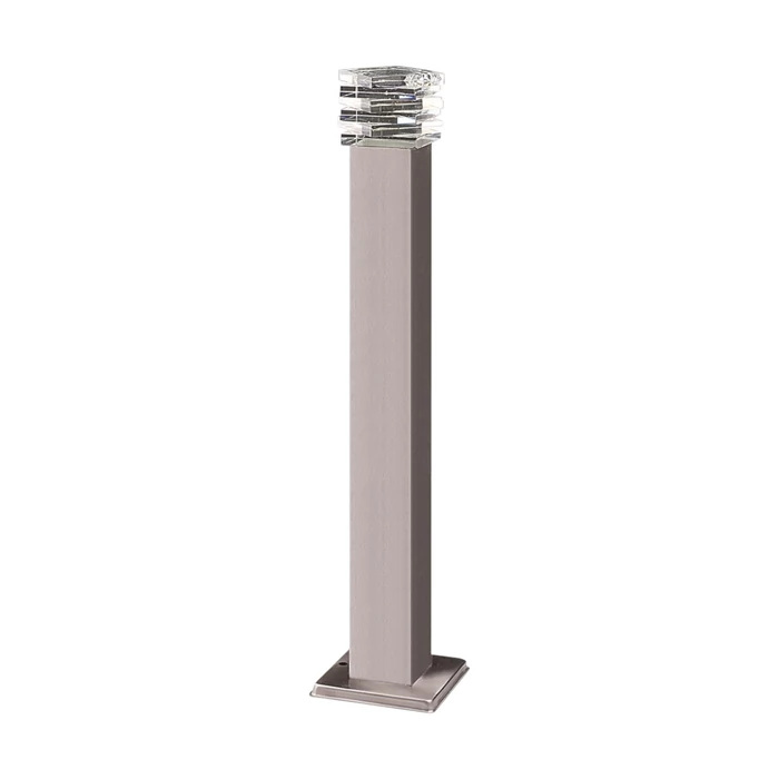 Avide Solana kültéri LED állólámpa szatén nikkel 1,5W 55lm 3000K 500 mm IP44 AOLPL-SOL-WW-SN