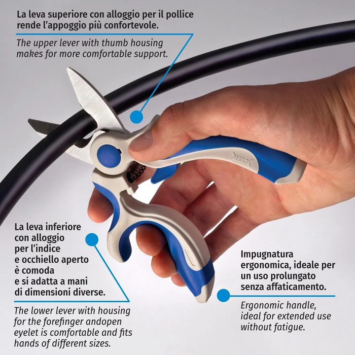 BM univerzális kábelvágó olló 160mm FORBICI X-PRO EVO 1330