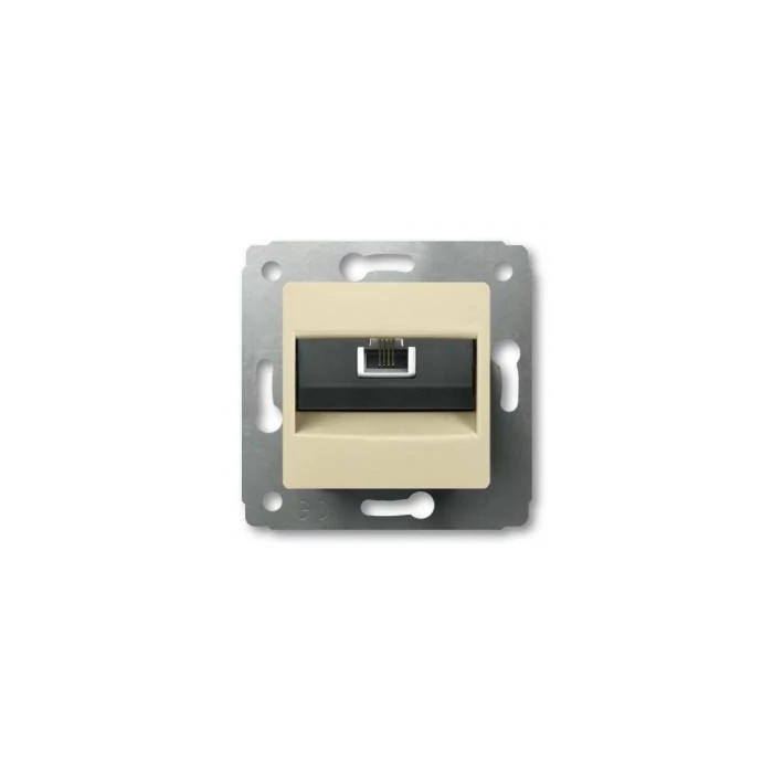 Cariva telefoncsatlakozó 1xRJ11 keret nélkül bézs