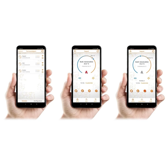 COMPUTHERM E300 WI-FI PROGRAMOZHATÓ TERMOSZTÁT E300 WIFI radiátoros- és padlófűtési rendszerekhez