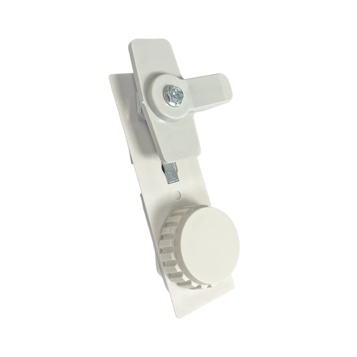 Csatári Plast háromszögkulcsos zárszerkezet PVT-K-L szekrényhez (kulcs nélkül) CSP 79000008