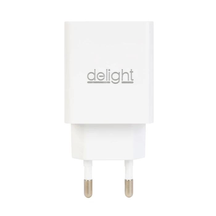 Delight hálózati adapter 2xUSB fehér 55039-2WH