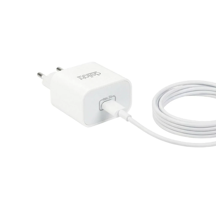Delight hálózati adapter USB Type-C gyorstöltő fehér 55040WH