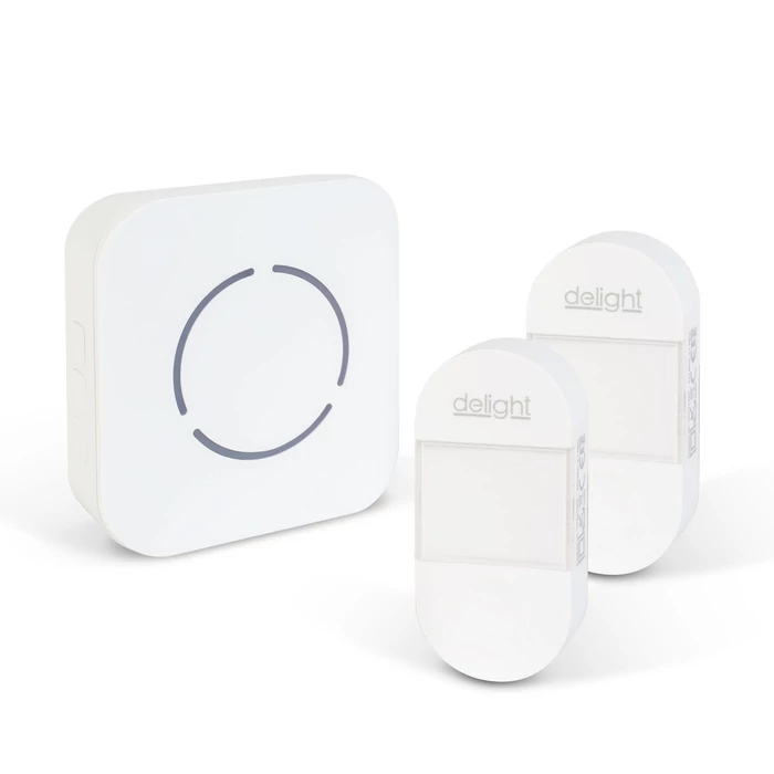 Delight vezeték nélküli csengő (Kinetic) 2 kültéri fehér 55332WH-2