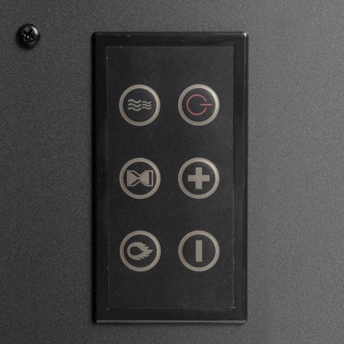 Elektromos fali / szabadonálló kandalló hősugárzó LED íves BW2019