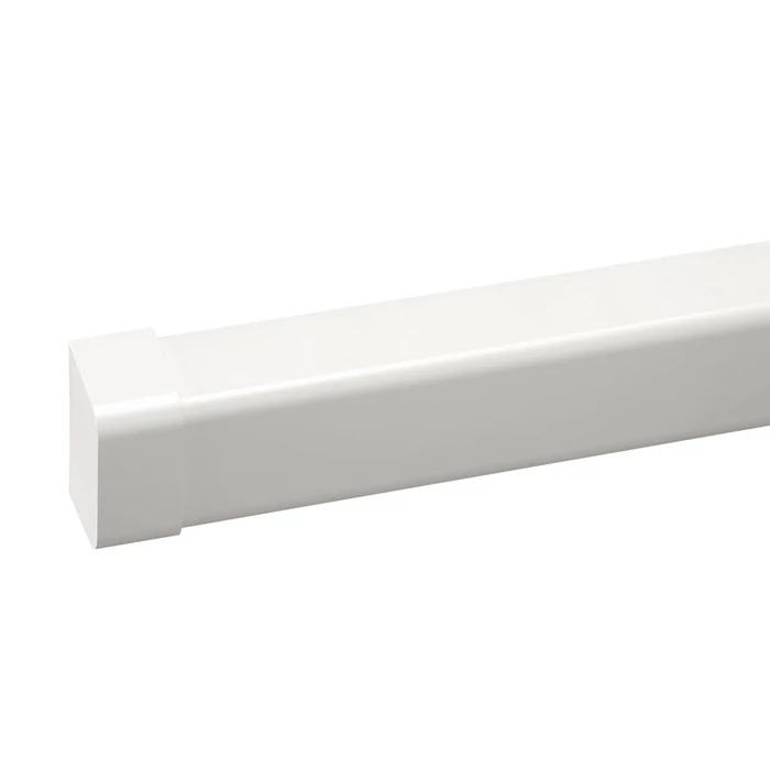 Elettrocanali végzáró 80x60 mm klímacsatornához fehér EC 9608060