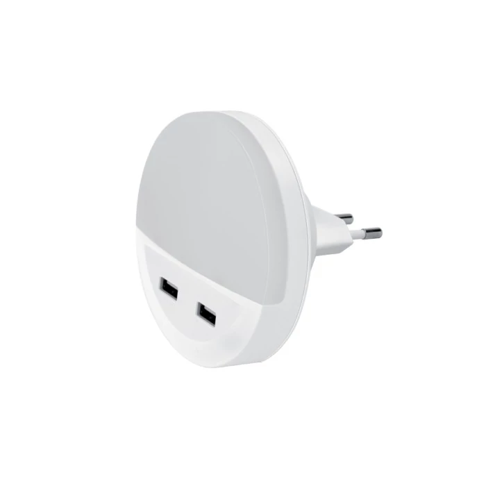 Elmark irányfény 2xUSB töltővel 0.5W 4000K 99USB2