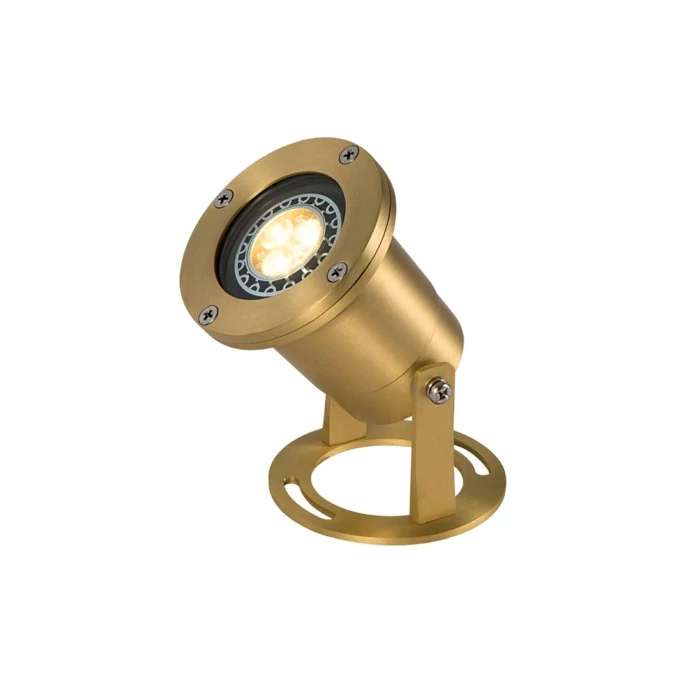 Elmark LED kültéri talajba építhető lámpatest MR16 IP68 ANTIK réz 96GRF146/PB