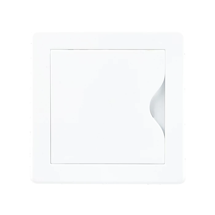 Elmark műanyag szerelőajtó 200x200 mm fehér 185x185 mm beépítés 500175/WH