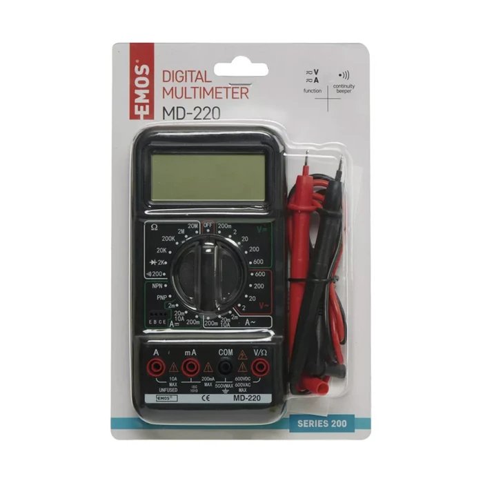 Multimeter Emos Emos MD-220 digitális multiméter M2092