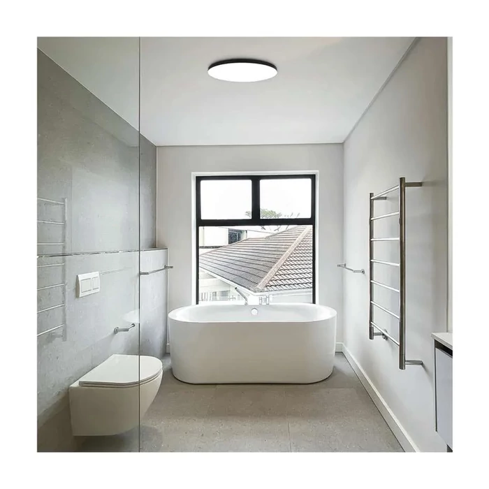 Emos DIONI LED mennyezeti lámpa 15W 1725 lm CCT kerek fekete IP55 ZM7153