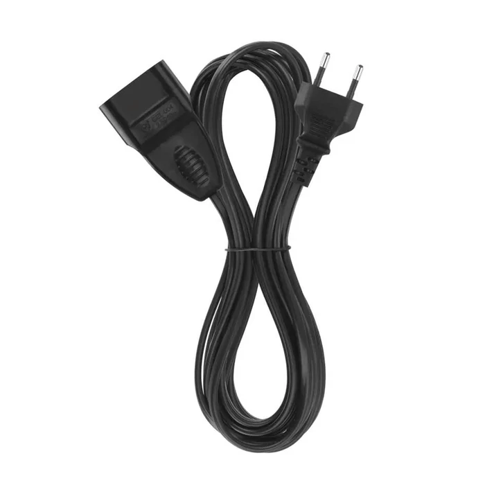 Emos Euro lengő hosszabbító kábel 5 m fekete PVC 2x0,75 mm2 PC01305