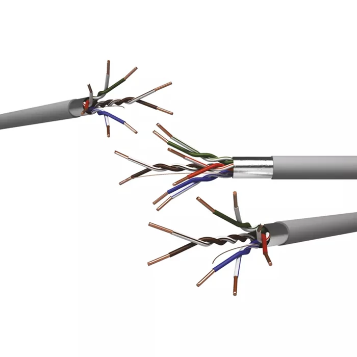Emos FTP kábel Cat5e árnyékolt réz vezeték 305m/doboz S9221