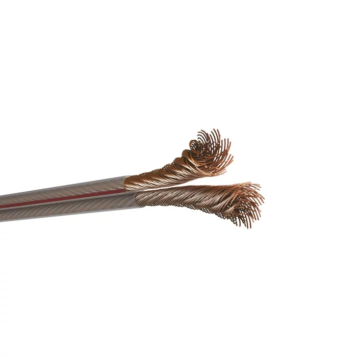 Emos hangszóróvezeték, hangfalkábel 2x1mm2 átlátszó réz (CU) S8310