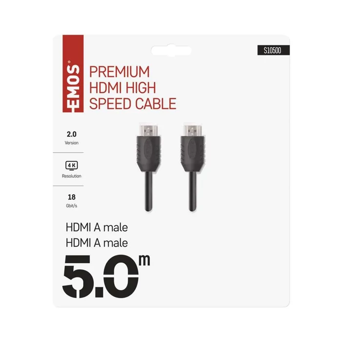 Emos HDMI kábel 5m 2.0 verzió 4K  A-A dugó S10500