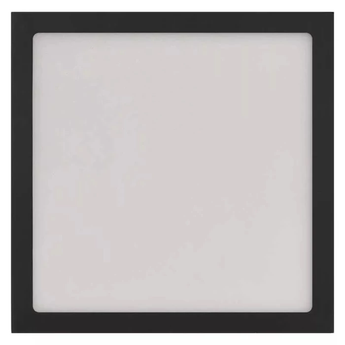 Emos LED 12,5W 1100Lm mennyezeti lámpatest LED panel NEXXO négyzet fekete CCT IP20/IP40 ZM6333