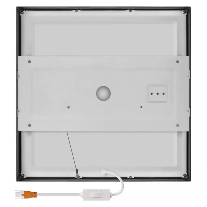 Emos LED 28,5W 2700Lm mennyezeti lámpatest LED panel NEXXO négyzet fekete CCT IP20/IP40 ZM6353