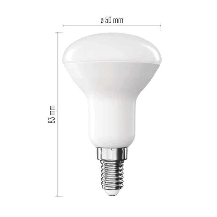 Emos LED izzó classic R50 E14 4,2W 470lm 2700K ZQ7E21