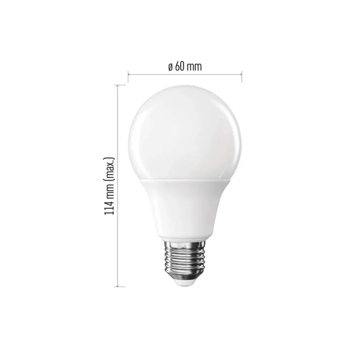 Emos LED izzó E27 11W 1055lm 3000K A60 Basic ZL5F57