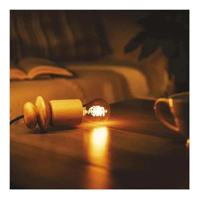 Emos filament LED izzó E27 4,5W 180lm 1800K A60 füst hatású búra Z55311