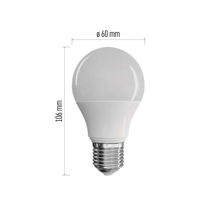 Emos LED izzó E27 8,5W 806lm 2700K A60 ZQ5140.3