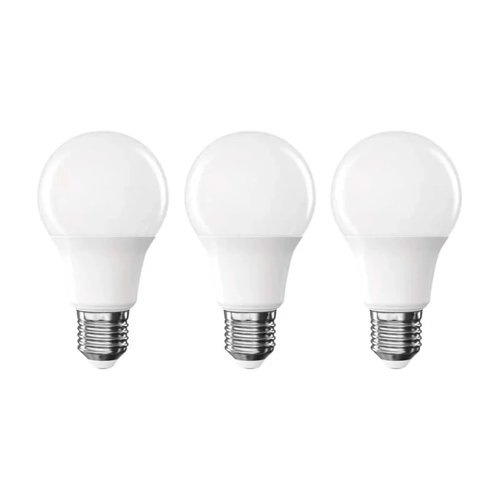 Emos LED izzó E27 8,8W 806lm 3000K A60 Basic 3db/csomag ZL5F47.3