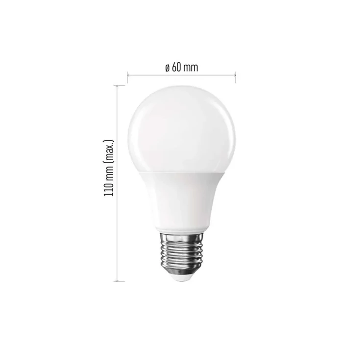 Emos LED izzó E27 8,8W 806lm 3000K A60 Basic 3db/csomag ZL5F47.3