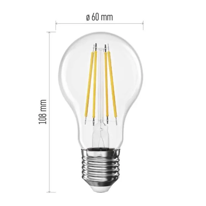 Emos LED izzó filament A60 E27 7,8W 1060lm 2700K ZF5D52