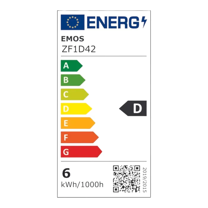 Emos LED izzó filament kisgömb E14 5,9W 806lm 2700K ZF1D42