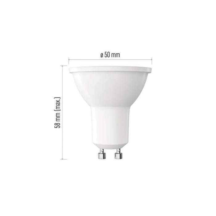 Emos LED izzó GU10 5,2W 450lm 3000K Basic ZL8F22