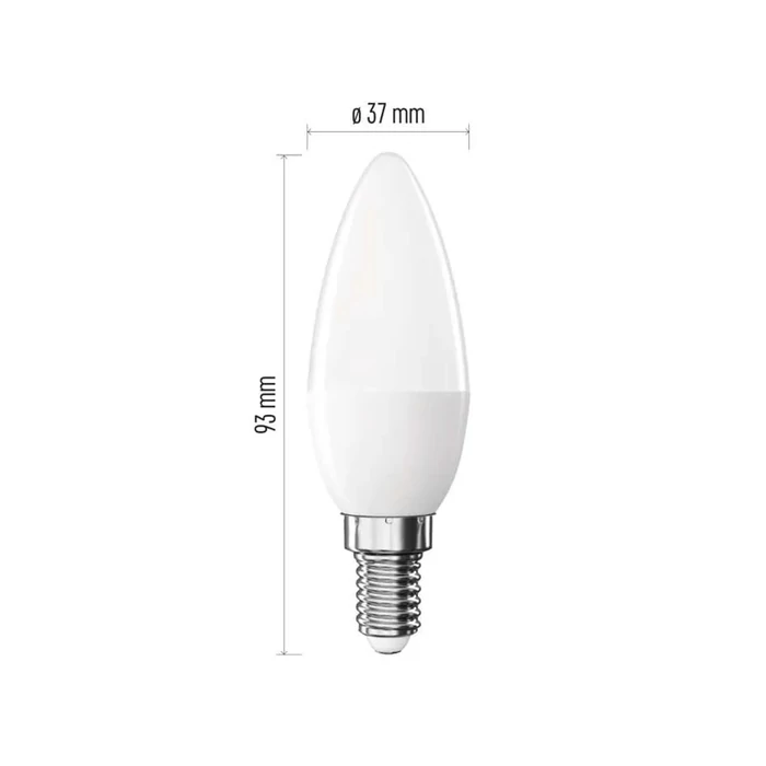 Emos LED izzó gyertya E14 2,2W 250lm 4000K C37 Classic ZQ3E03